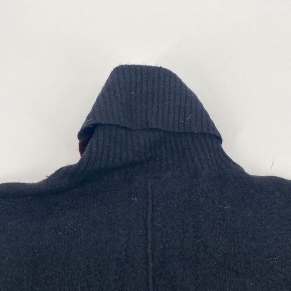 Athleta Merino Transit Merino Wool Blend Turtleneck Sweater Color Block High-low - Picture 6 of 11